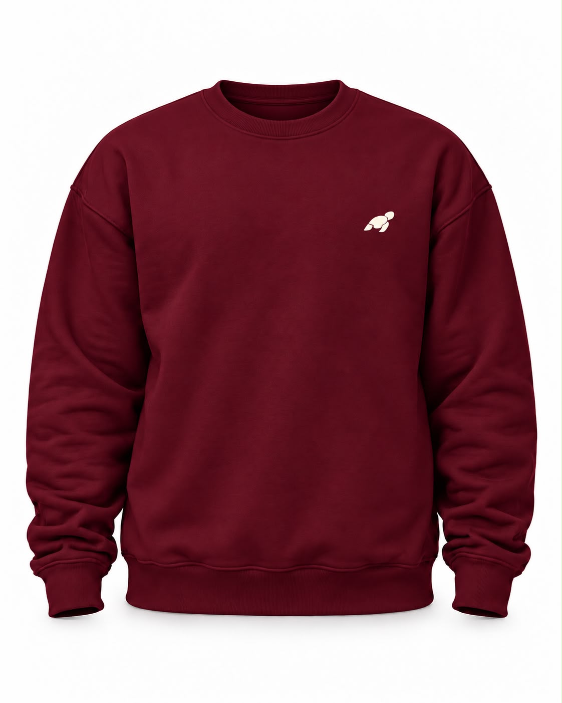 Burgundy Hoodie - Round