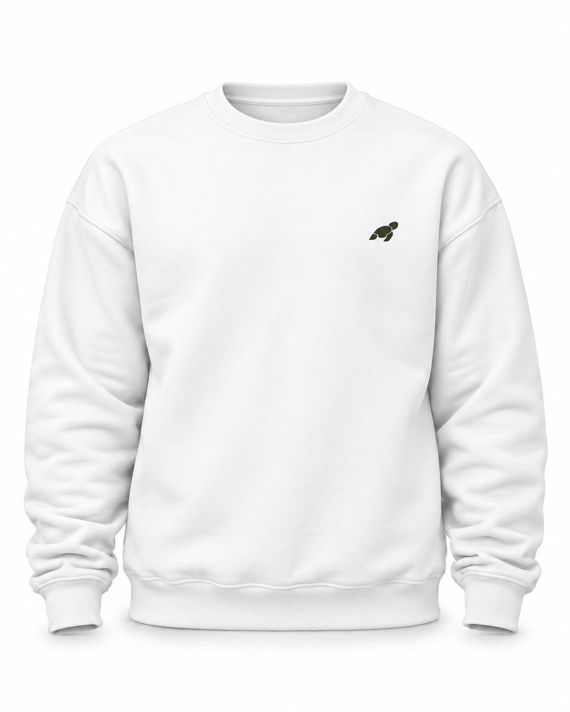 White Hoodie - Round